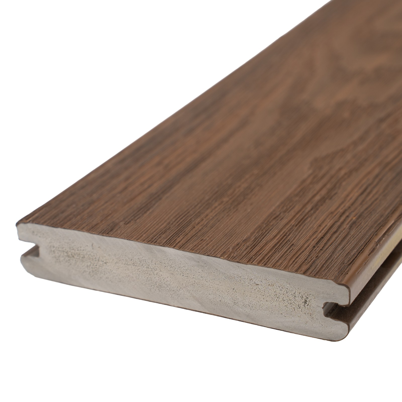 WoodEvo ADVANCED PVC Decking 200 x 32mm x 3.6m — Grooved Board